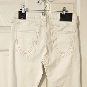 True Religion Women's White Jeans